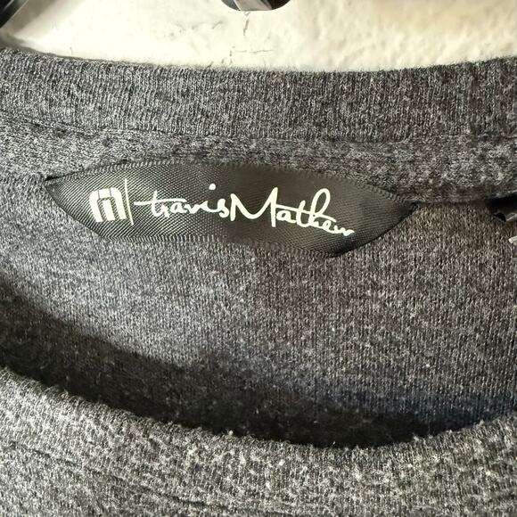 Travis Mathew men's long-sleeve waffle-knit crewneck shirt - Picture 3 of 5